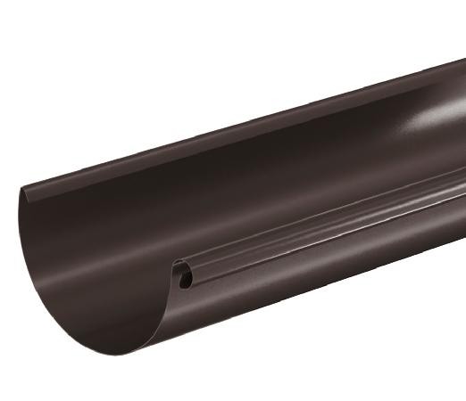 Водосток Aquasistem, система 150/100 - Водосточный желоб 3.00м RR 32 Тёмно Коричневый купить в Вышнем Волочке
