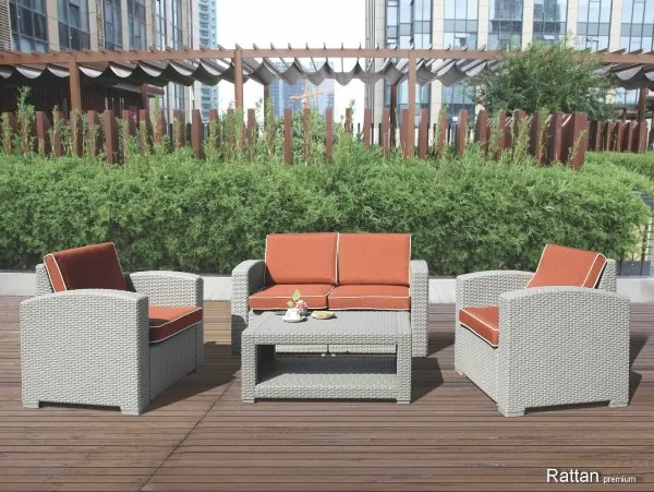 Уличные диваны и кресла коллекции Rattan Premium 4 купить в Вышнем Волочке
