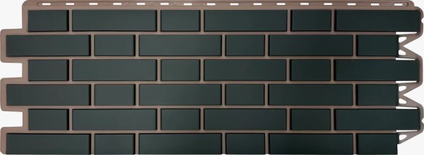 Фасадная панель Альта-Профиль, Кирпич Клинкерный, Графит купить в Вышнем Волочке