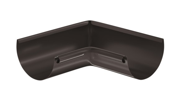 Водосток Aquasistem, система 125x90 - Угол желоба, внутренний 90° RR 32 Тёмно-Коричневый купить в Вышнем Волочке