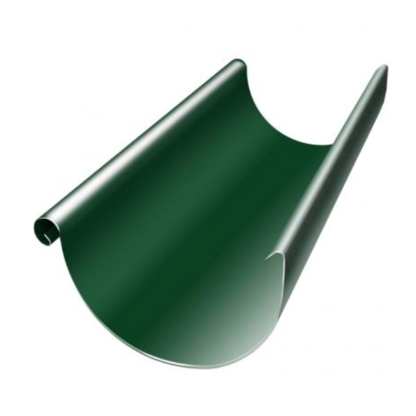 Водосток Grand Line 125x90 – Желоб 3м RAL 6005 купить в Вышнем Волочке
