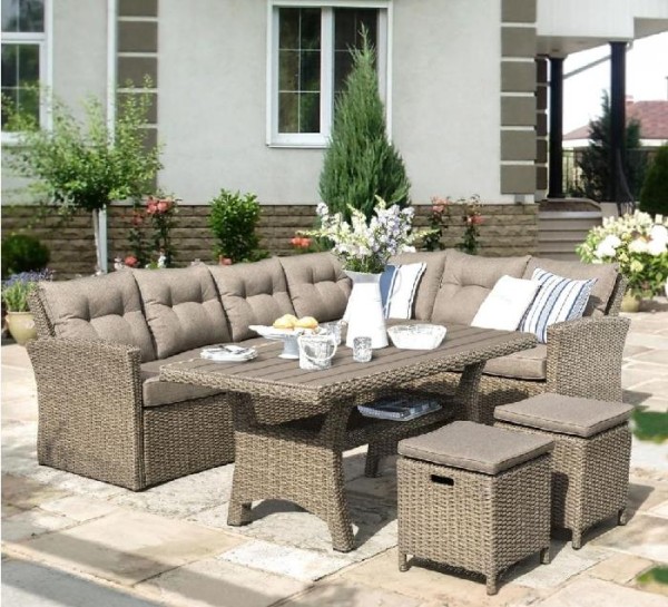 Комплект мебели AFINA плетеной из иск. ротанга AFM-307B Beige купить в Вышнем Волочке