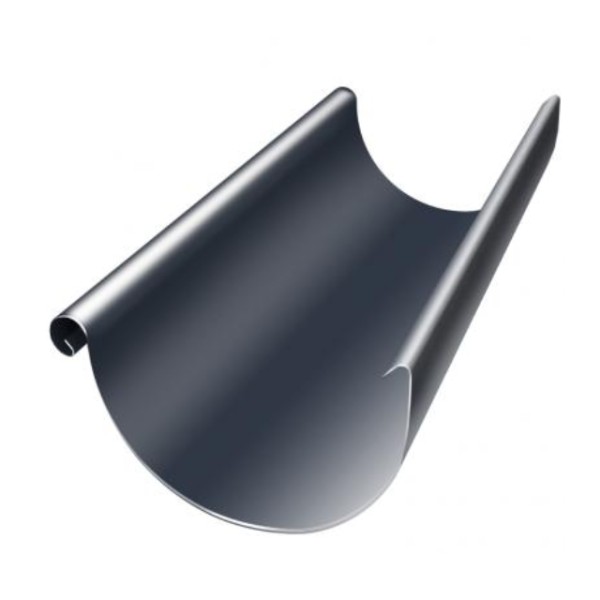 Водосток Grand Line 150x100 – Полукруглый желоб 3 метра RAL 7024 купить в Вышнем Волочке
