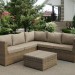 Комплект мебели AFINA плетеной из иск. ротанга YR825B Beige купить в Вышнем Волочке