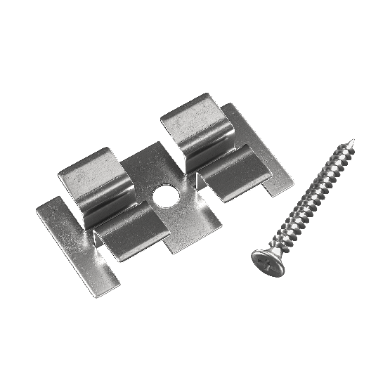 Клипса с саморезом, Grinder шовный монтаж 5 mm купить в Вышнем Волочке