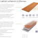 Фибросайдинг DECOVER 3600 x 190 x 8 мм Bordo купить в Вышнем Волочке
