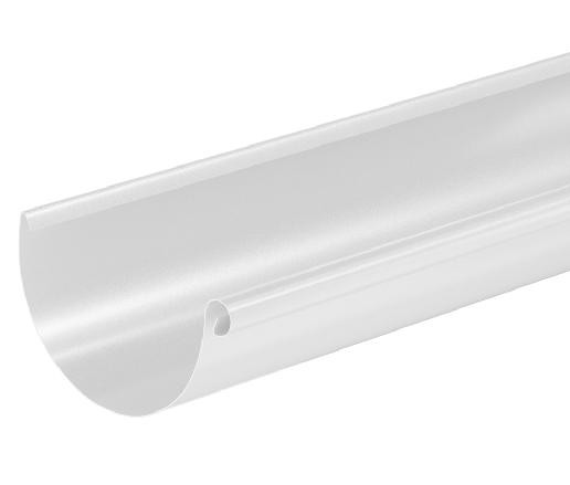 Водосток Aquasistem, система 125x90 - Водосточный желоб 3.00м RAL 9003 Белый купить в Вышнем Волочке