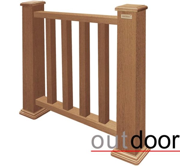 Ограждение из ДПК Outdoor Классик 3D STORM дуб купить в Вышнем Волочке