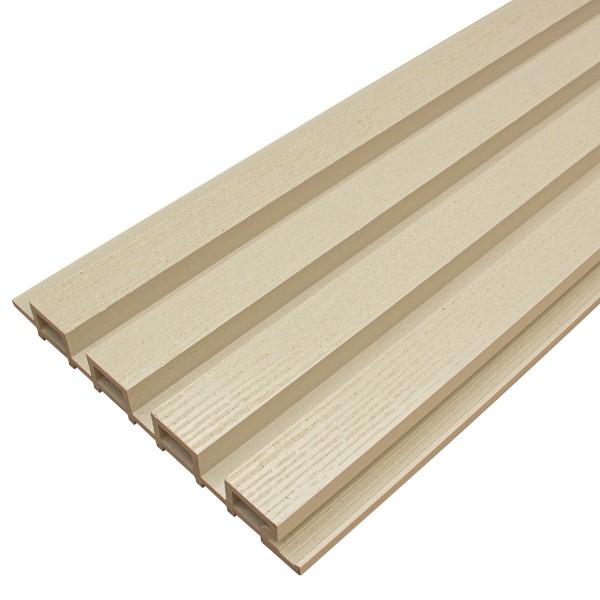 Фасадная доска из ДПК Faynag Wood Рейка Слоновая кость купить в Вышнем Волочке