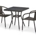 Комплект плетеной мебели AFINA из иск. ротанга T282BNT/Y137C-W53 Brown 2Pcs купить в Вышнем Волочке
