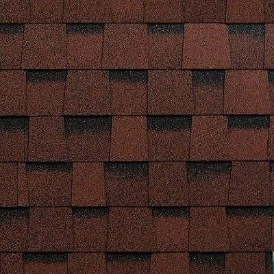Двухслойная ламинированная черепица Shinglas, серия Фазенда – Красный купить в Вышнем Волочке