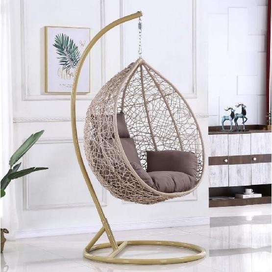 Кресло Подвесное из искусственного ротанга AFM-169A-LB Beige купить в Вышнем Волочке