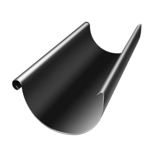 Водосток Grand Line 125x90 – Желоб 3м RAL 9005 купить в Вышнем Волочке