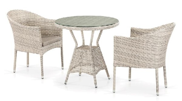 Комплект плетеной мебели AFINA из иск. ротанга T705ANT/Y350-W85 Latte 2Pcs купить в Вышнем Волочке