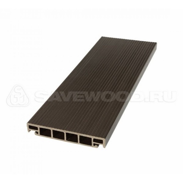 Террасная доска из ДПК SW-Salix «SaveWood» темно-коричневый купить в Вышнем Волочке