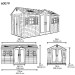 Сарай пластиковый LifeTime 15x8 DD купить в Вышнем Волочке