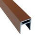 П-профиль Алюминиевый EasyDecking 35x25 Коричневый купить в Вышнем Волочке
