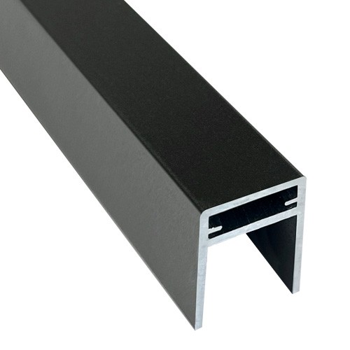 П-профиль Алюминиевый EasyDecking 35x25 Черное дерево купить в Вышнем Волочке