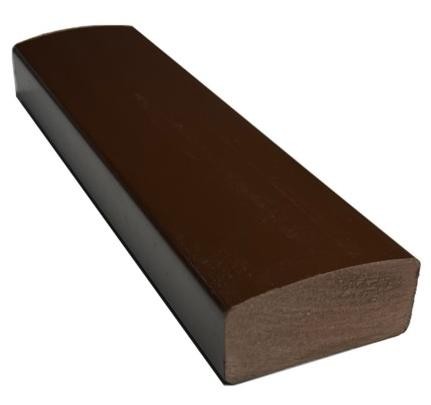 Лавочный брус Ecodecking Некст полнотелый глянцевый 70х35 шоколад купить в Вышнем Волочке