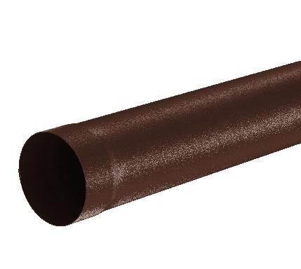 Водосток Aquasistem, Система 150/100 - Труба водосточная 1.00м RAL 8017 Коричневый matt купить в Вышнем Волочке