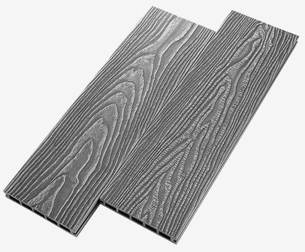 Террасная доска из ДПК RusDecking Unodeck Vintage - Серый купить в Вышнем Волочке